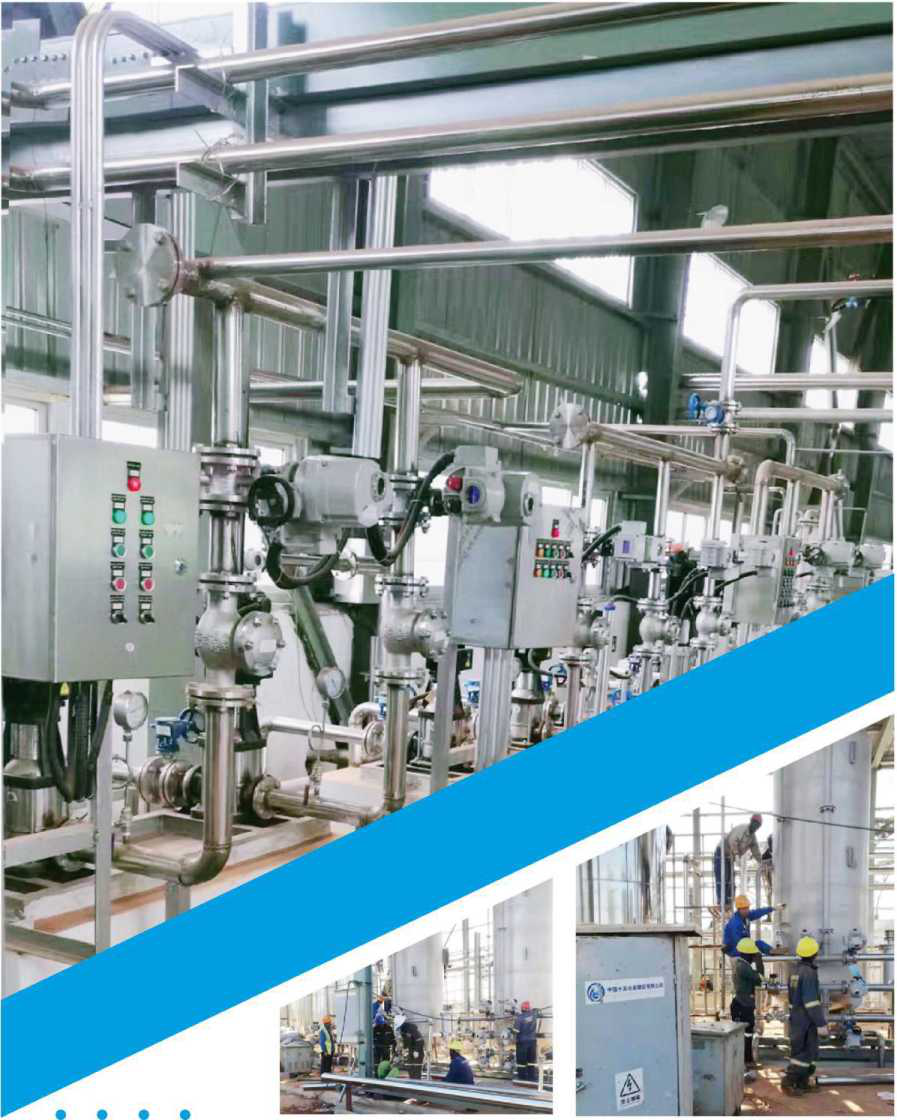 角行程電動執(zhí)行器（不帶閥門）應(yīng)用現(xiàn)場