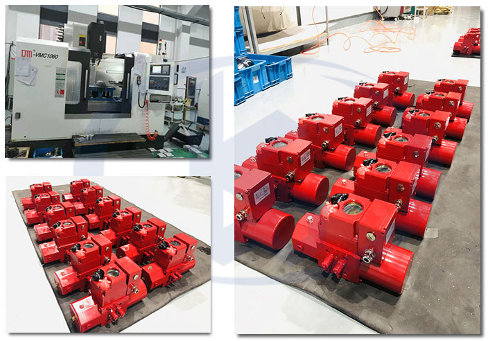 液壓動力單元車間一角