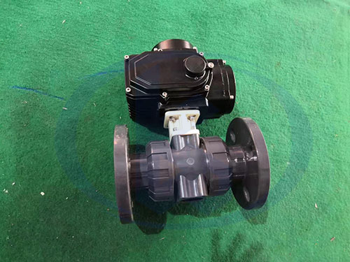 電動塑料球閥生產(chǎn)完成