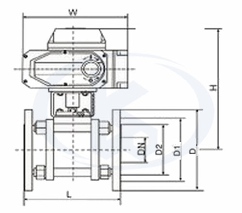 電動(dòng)陶瓷閥外形尺寸