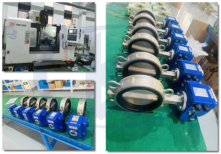 電動(dòng)真空蝶閥車間一角