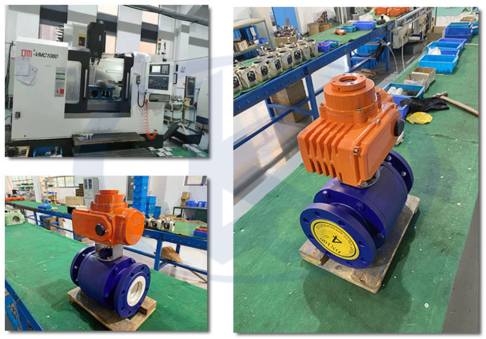 電動(dòng)陶瓷閥車間一角