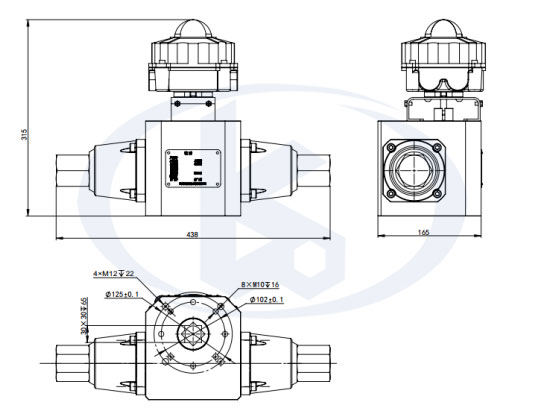 執(zhí)行器接口尺寸圖